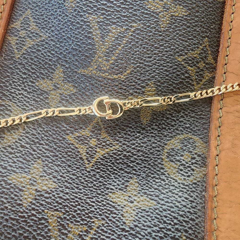 Christian Dior CD Authentic Gold Bracelet